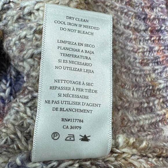 Rails NWT Josie Space Dye Cotton Blend Button Cardigan Amethyst Space Dye Size L - Picture 8 of 12